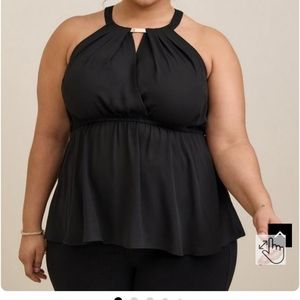 Black Dress up Blouse/ Top size 3